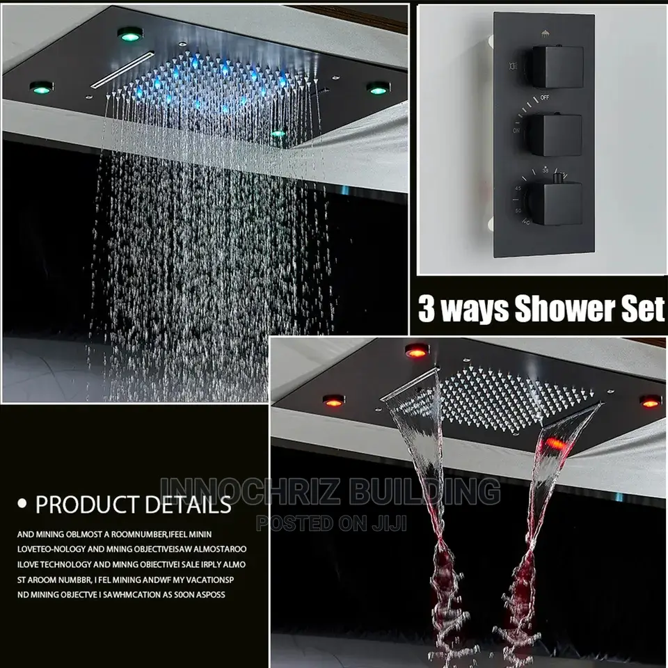 LED Conduit Shower (Bluetooth)