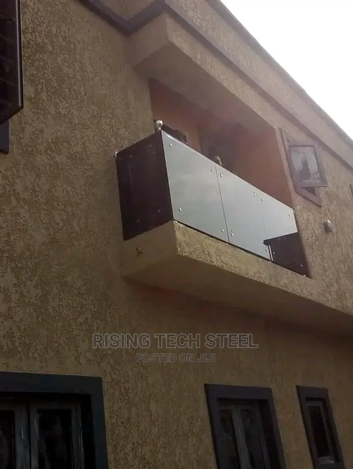 Dark Grey Frame Less Glass