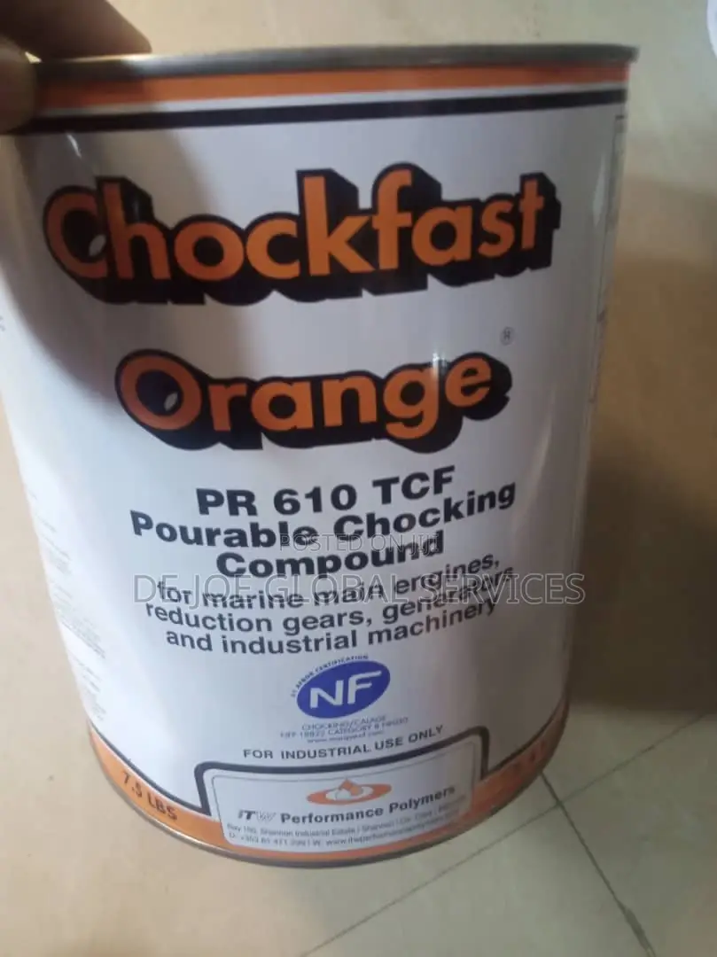 Chock Fast Orange Epoxy Gum