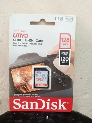 128gb Sd Memory Card 120mb/S
