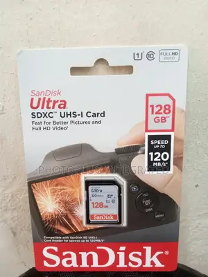 Sandisk Ultra 128gb Sd Memory Card 120mb/S