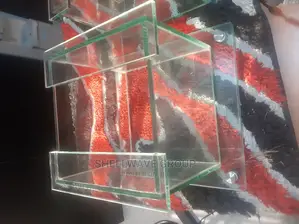 Large Aquarium Glass With Free Light and Filter