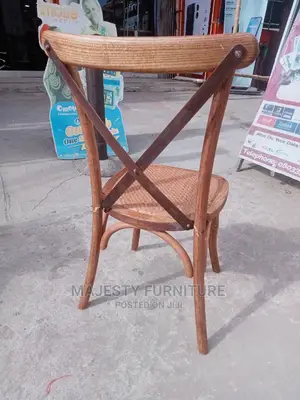 Brown Cross Back Chair
