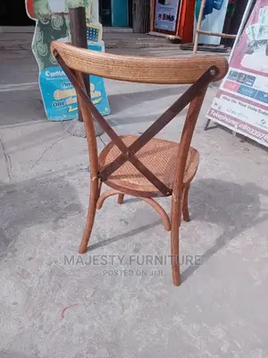 Brown Cross Back Chair