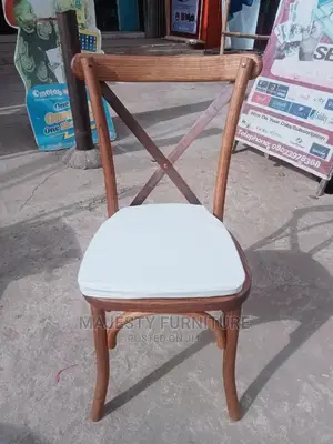 Brown Cross Back Chair