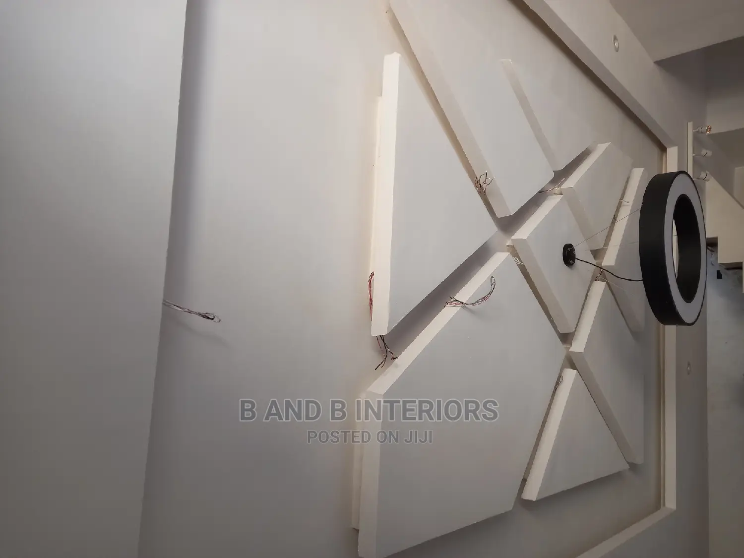 Wall Designed and Ceiling Designed Pergola Design