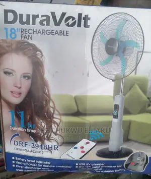 Durgavolt 18 RECHARGEABLE FAN