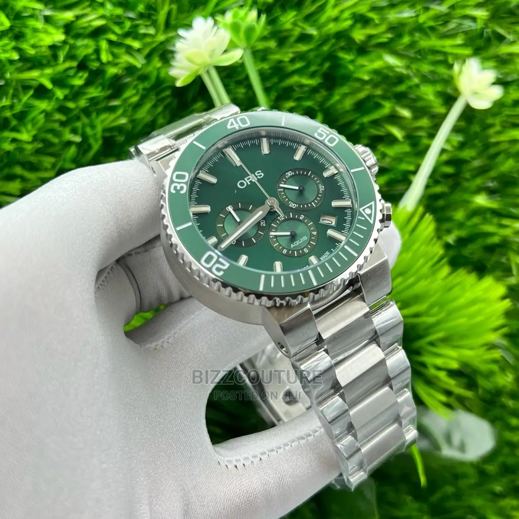 Original ORIS Stainless Steel Green Dial Available in Store