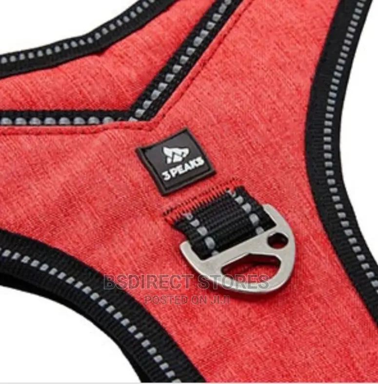 Pets at Home 3 Peaks RED MEDIUM Control Ascent Dog Harness