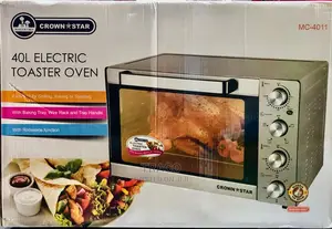 Master Chef 40l Toaster Oven With Grill Function