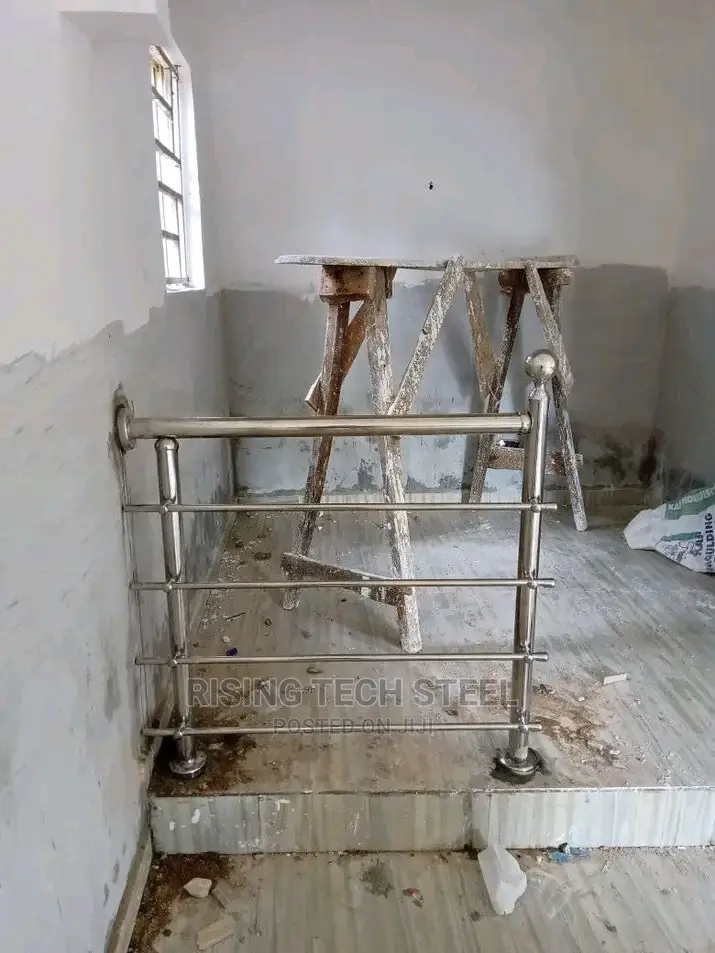Four Lining Railings