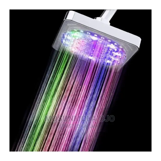7 Colors LED Auto Changing Shower Square Head Light Bathroom for sale ...