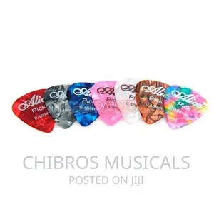 Alice Tear Drop-Shaped Guitar Picks Plectrum – 6 Pieces