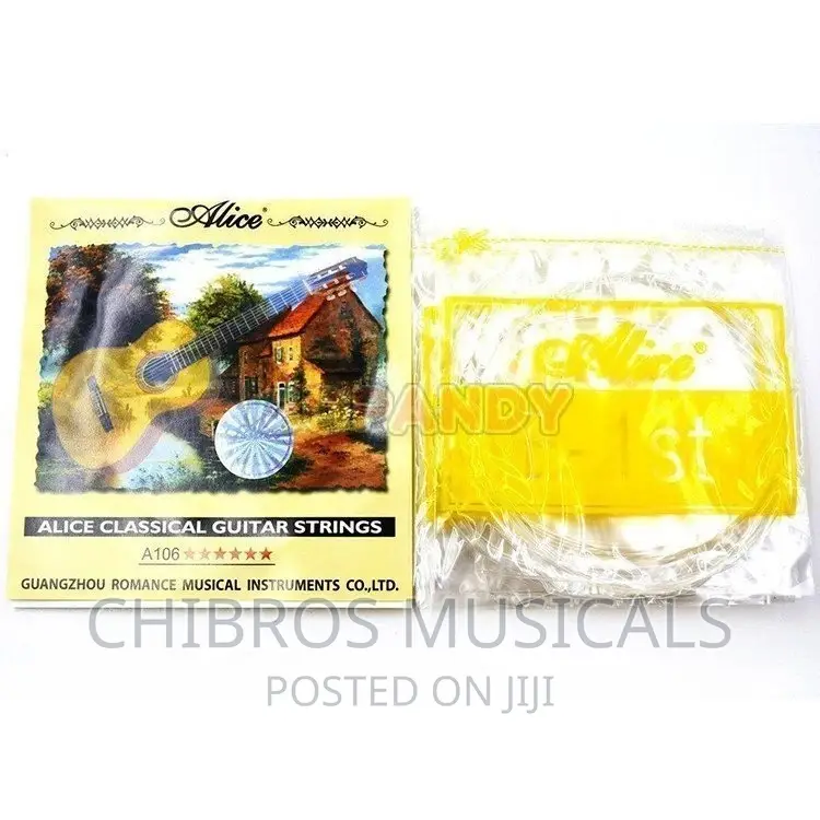 Alice A106-H Clear Nylon Classical Guitar Strings – Silver