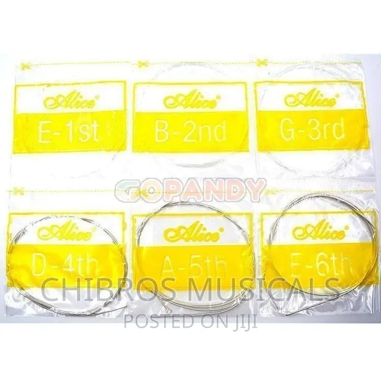 Alice A106-H Clear Nylon Classical Guitar Strings – Silver