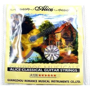 Alice A106-H Clear Nylon Classical Guitar Strings – Silver