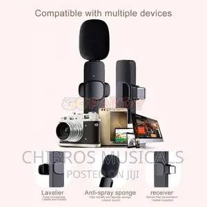 Rechargeable Wireless Lavalier Microphone for Andriod Type C