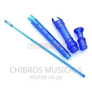 Premier Flute Recorder With Chart Ivory,Red,Blue Etc