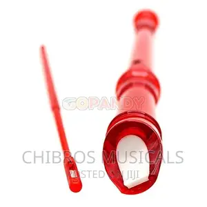 Premier Flute Recorder With Chart Ivory,Red,Blue Etc