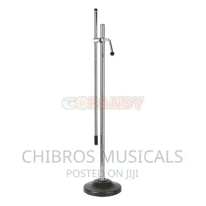 Photo - Roundbase Studio and Stage Microphone Stand – Silver