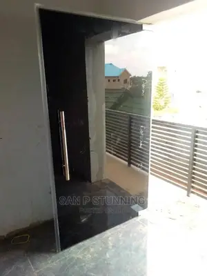 Grey Swing Door