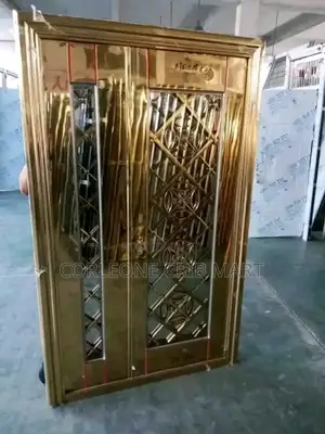 Golden Glass Door