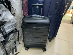 Small Quality Imported Black Plastic Traveling Luggage