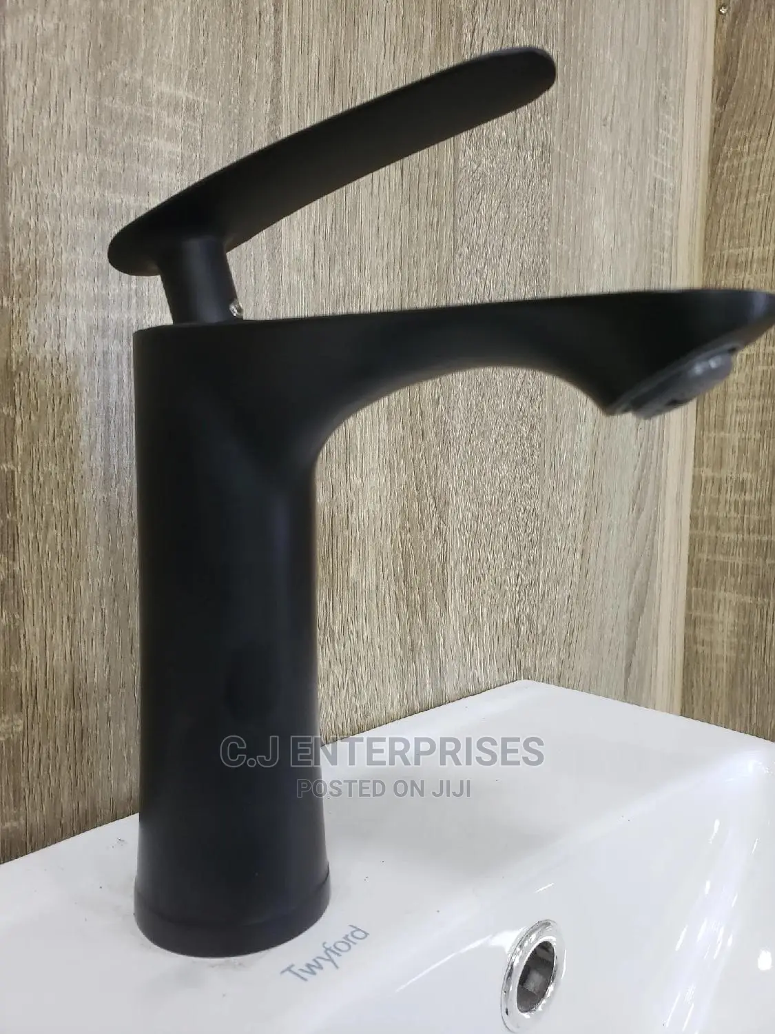Water Tap Basin Mixer Black Color