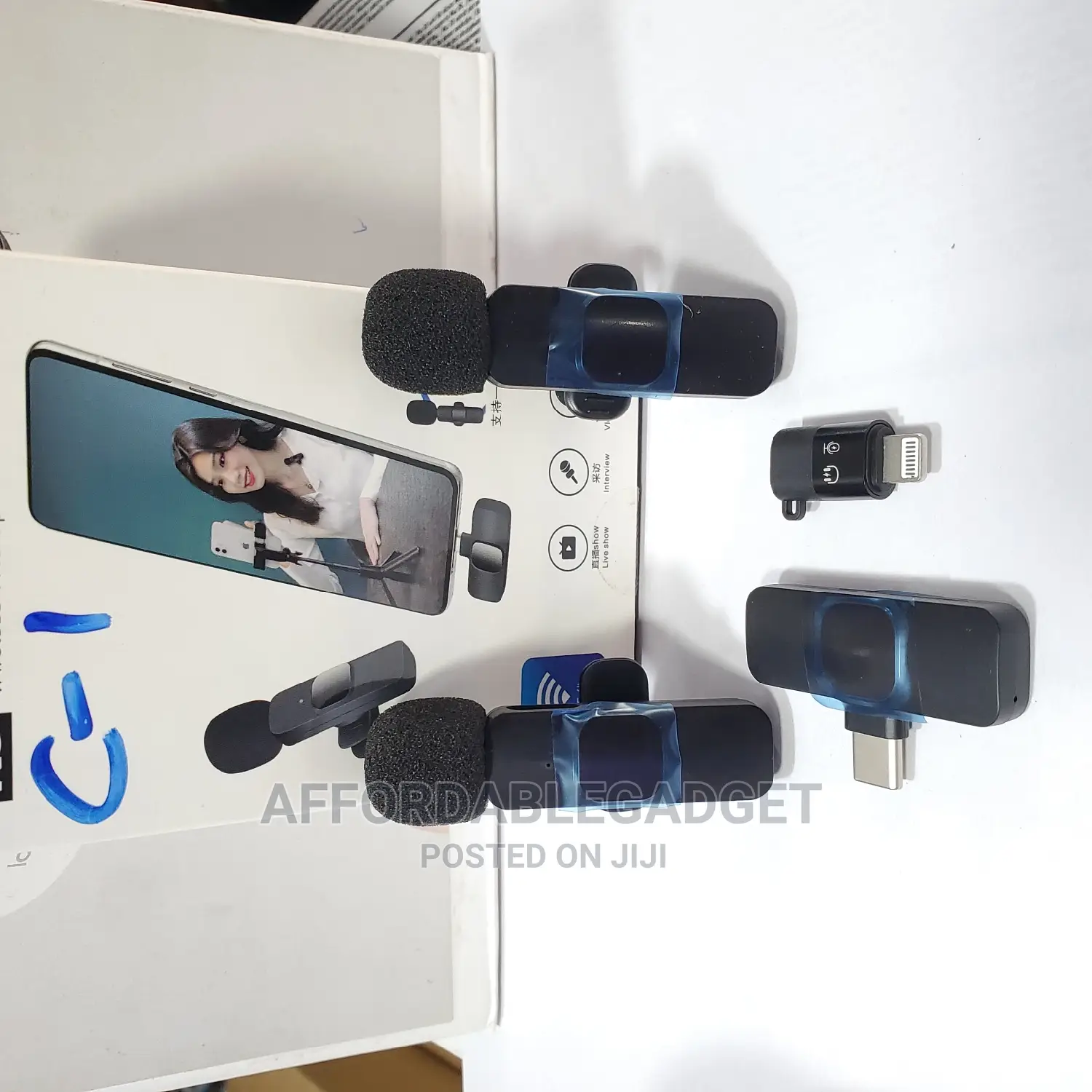Wireless Mic for Type C, iPhone and Laptop