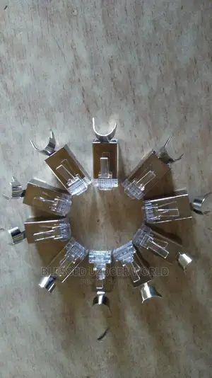 10PCS RJ45 CAT7 Metal Shielded Network Cable Crimp Connector