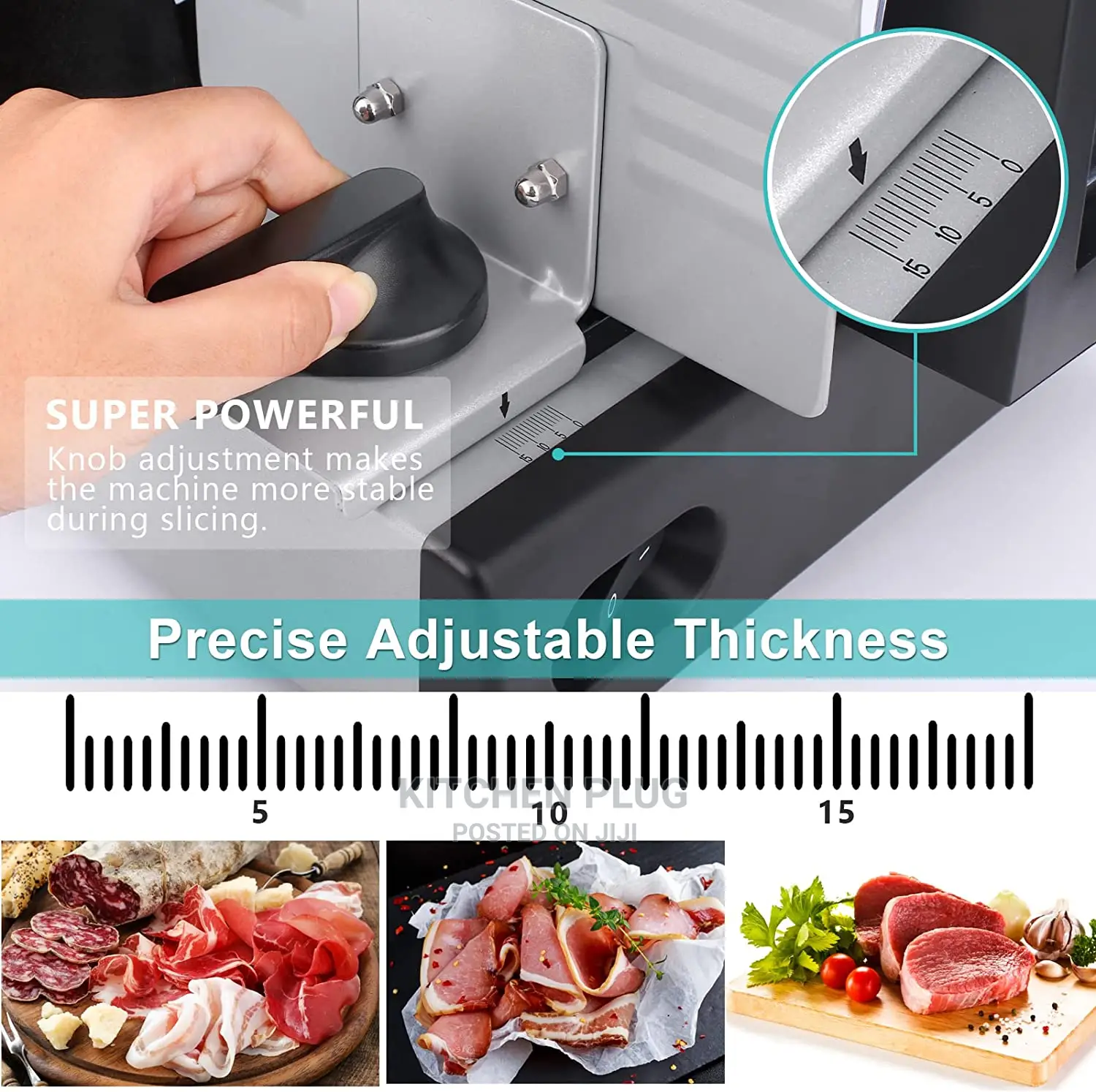 Multi-functional Meat Slicer Machine.