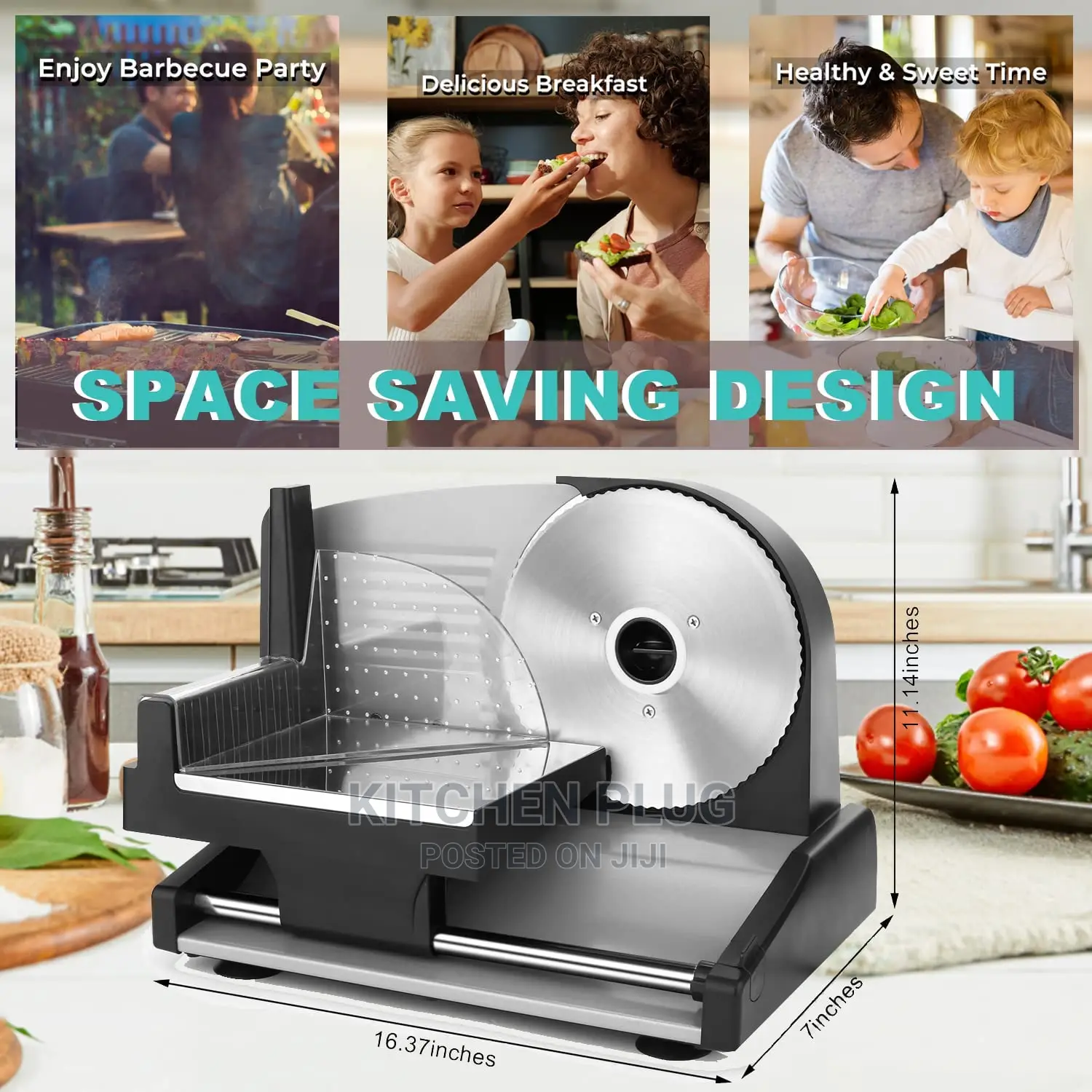 Multi-functional Meat Slicer Machine.