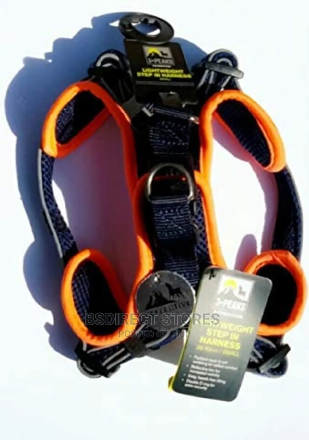 3 Peaks ORANGE LARGE Lightweight Step- In Reflective Harness