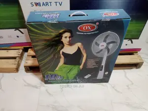 Ox 18 Inches Rechargeable Standing Fan - Brand New
