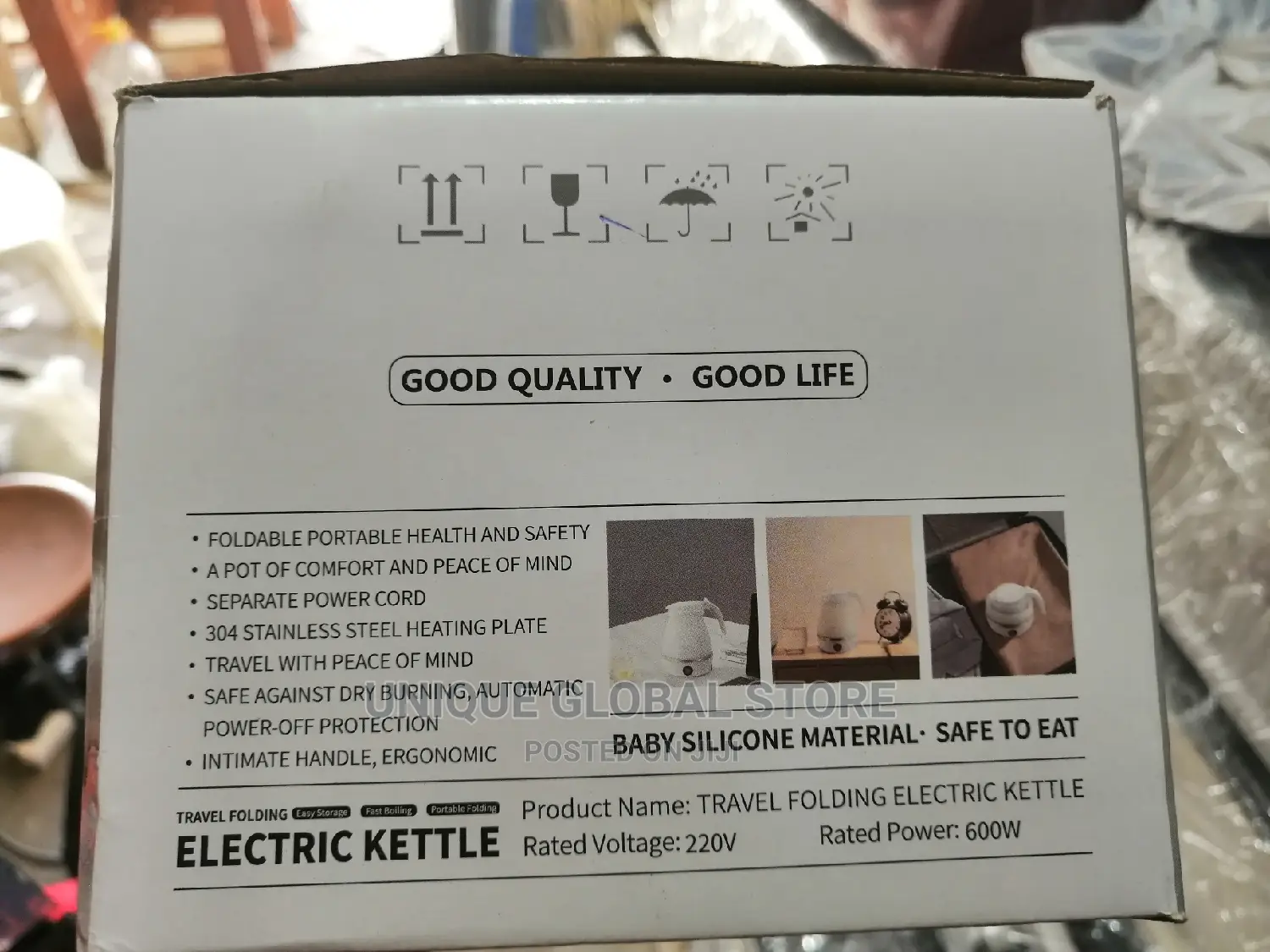 Travel Foldable Electric Kettle