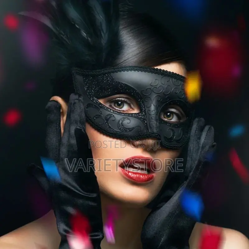 Halloween Black Sexy Half Face Blindfold Mask