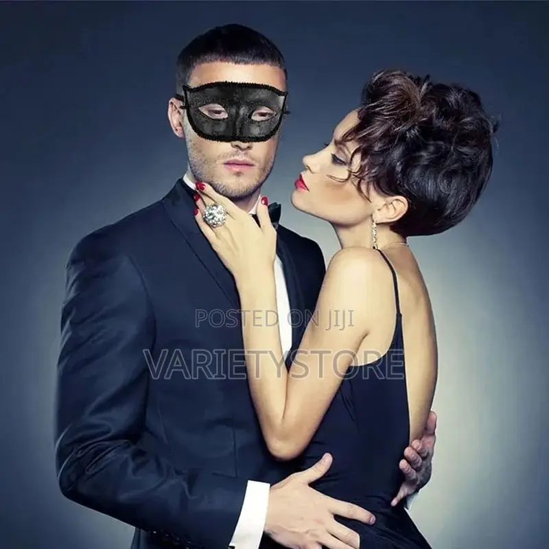 Halloween Black Sexy Half Face Blindfold Mask
