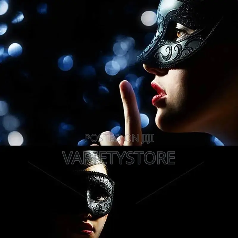 Halloween Black Sexy Half Face Blindfold Mask