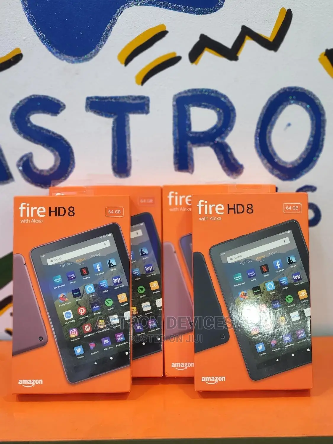 New Amazon Fire HD 8 64 GB