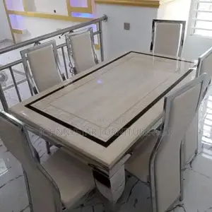 Marble Dinning Tables With 6 Chairs