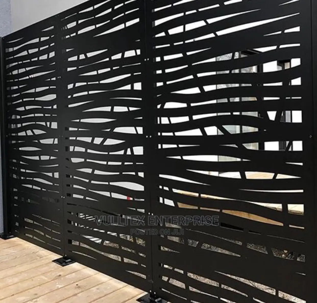 Laser Cut Iron Balcony