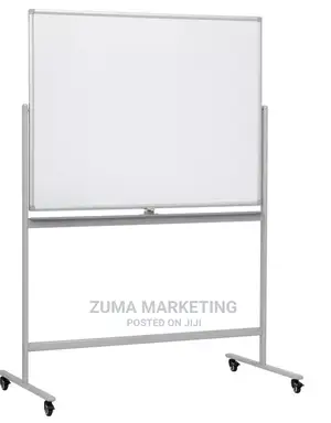 Mobile Revolving Double-Sided Magnetic Whiteboards 4ft X 4ft
