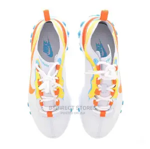 NIKE React Element 55 Ladies Footwear Grey/Hyper Crimson