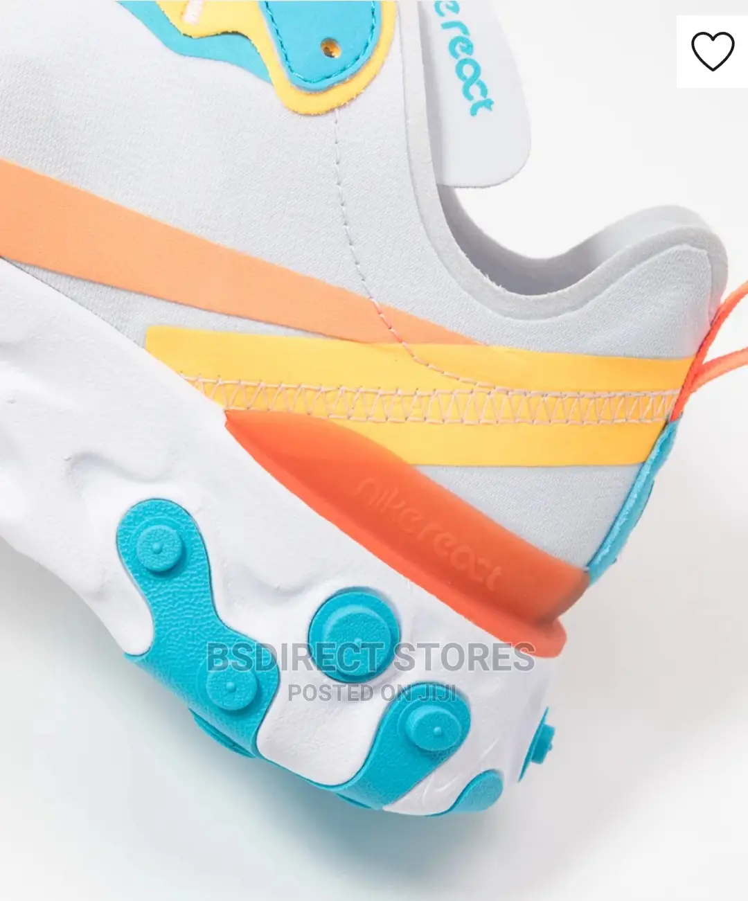NIKE React Element 55 Ladies Footwear Grey/Hyper Crimson