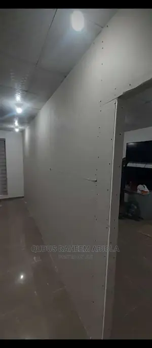 Pop Dry Wall Partition With Plaster Board