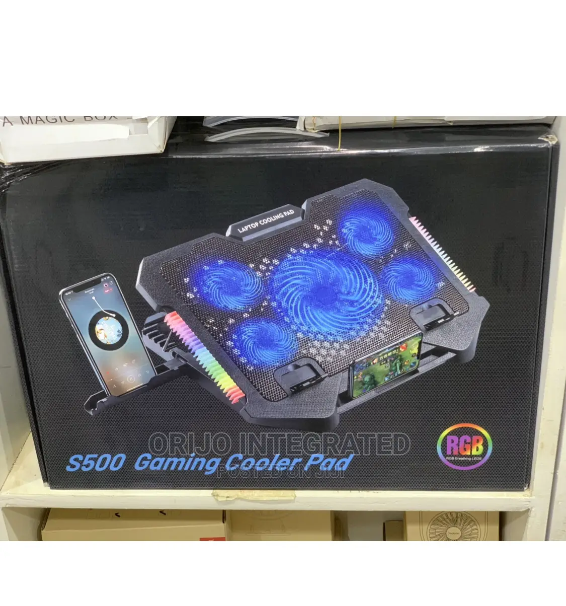 S500 Rgb Laptop Gaming Cooling Pad 5 Fans in Ikeja Computer