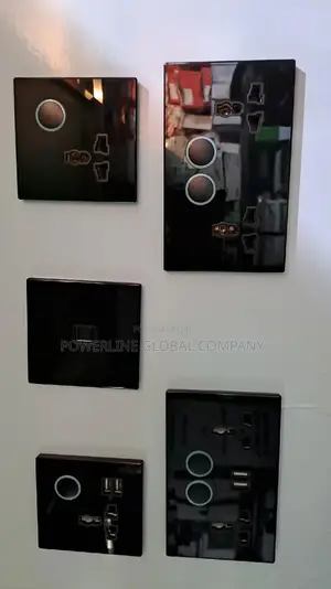 Black Socket and Switches for Home's/ Hotels/ Lounges/ Bars