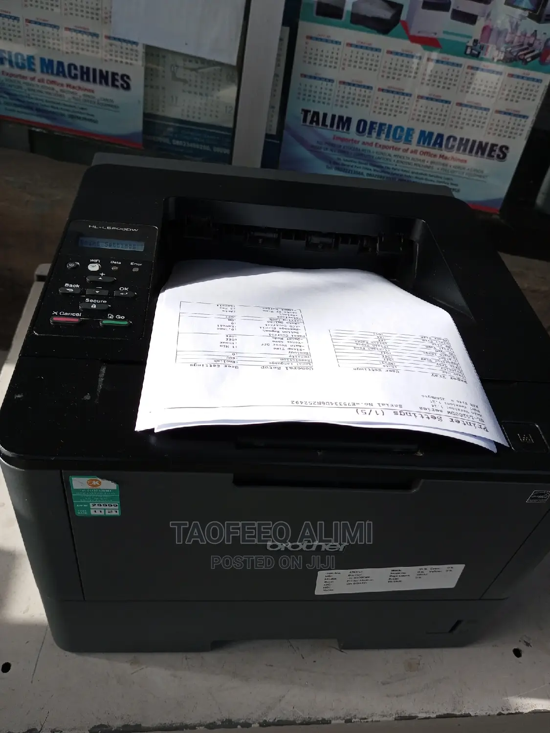 Brother HL 5200wireless Black/White Printer