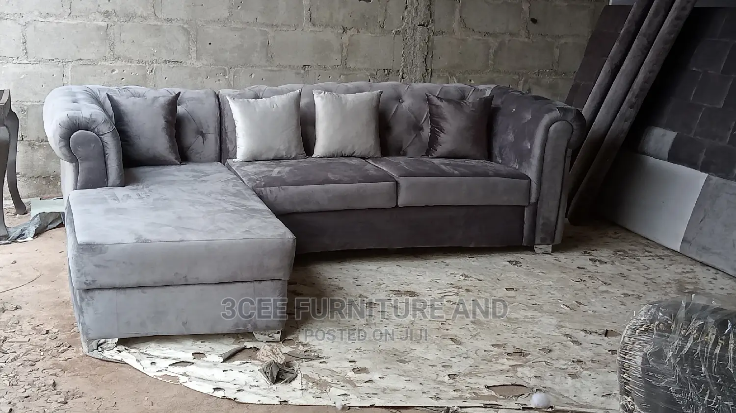 L Shape Sofa Chesterfield