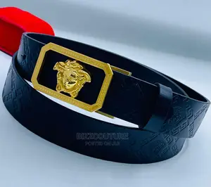 Original VERSACE Leather Belts Available in Store